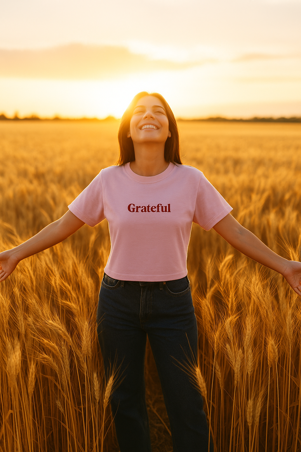 Grateful Women's Crop T-shirt