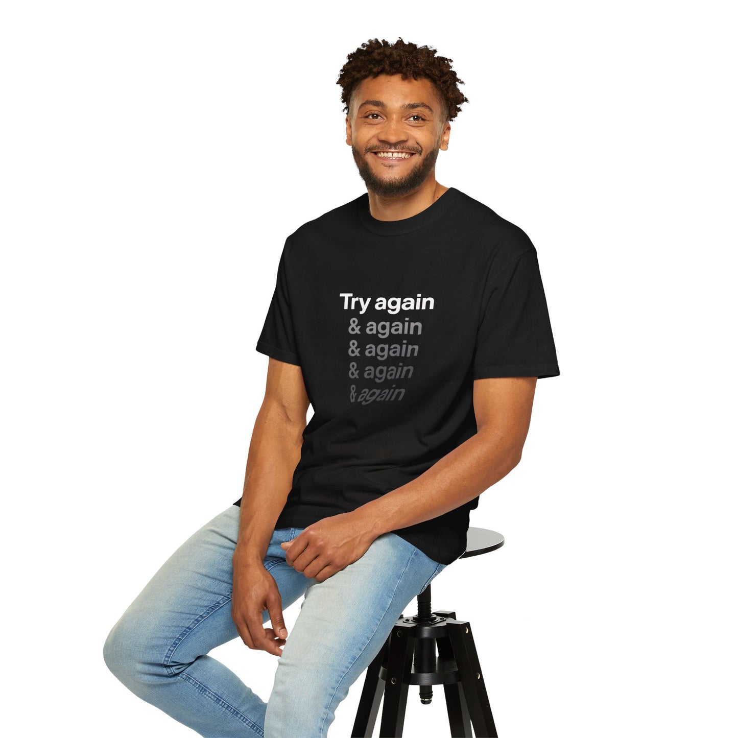 Try again Motivational T-Shirt