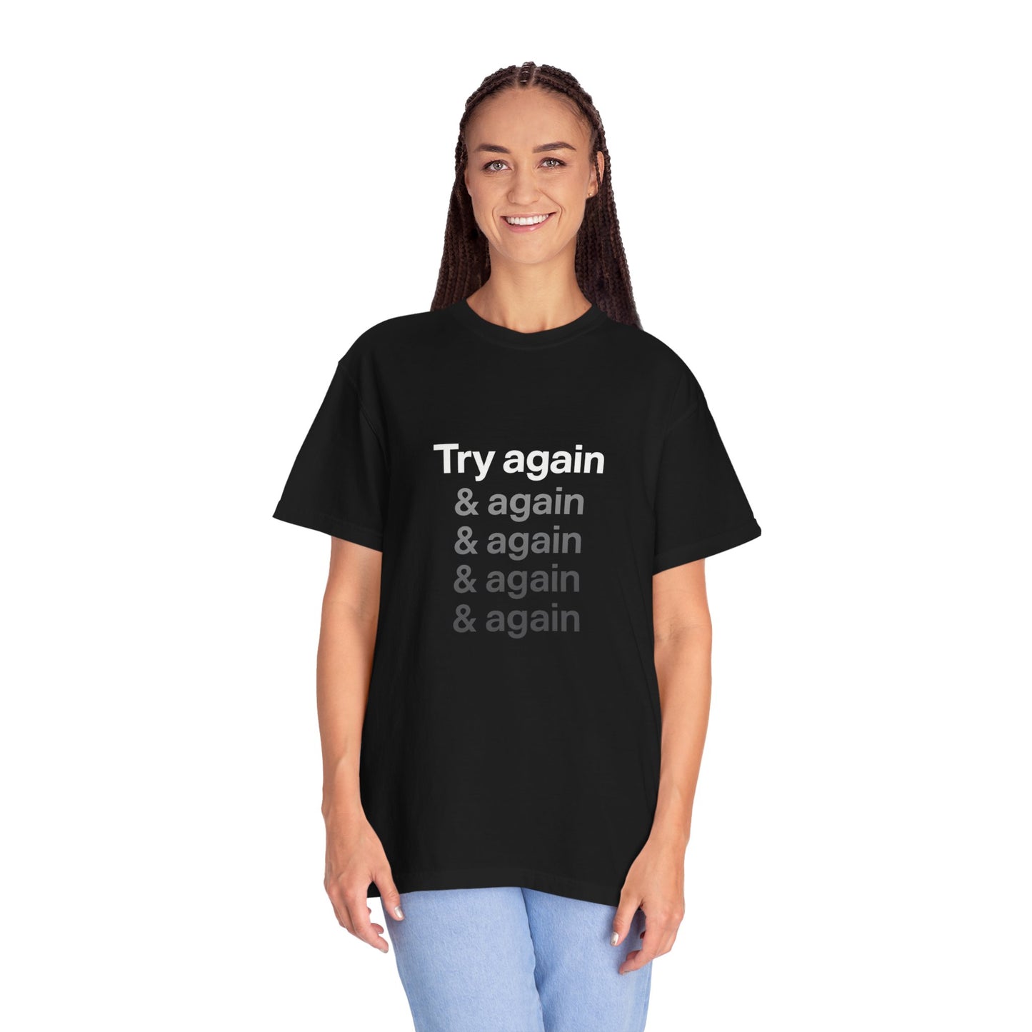 Try again Motivational T-Shirt