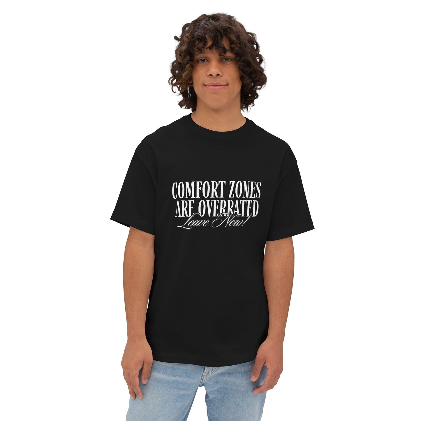 Comfort Zone, Unisex Oversized Boxy T-shirt