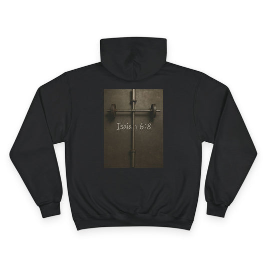 Isaiah 6:8 Champion Hoodie, Unisex