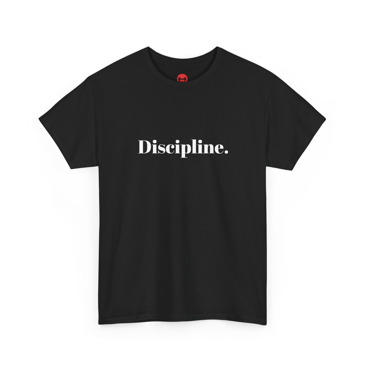 Discipline Unisex Heavy Cotton Tee, Motivational T-Shirt, Inspirational Top, Everyday Wear, Gift for Fitness Lovers, Streetwear Style