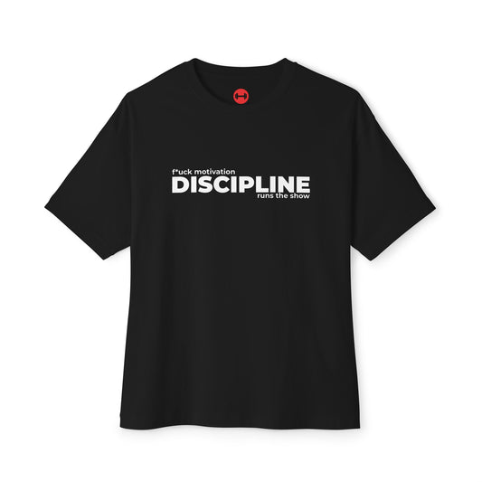Discipline, Unisex Oversized Boxy T-shirt