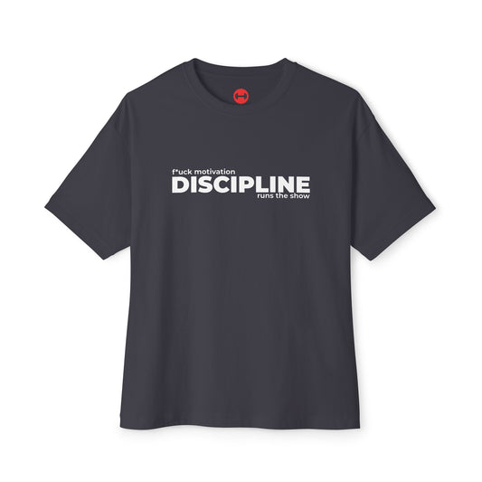 Discipline, Unisex Oversized Boxy T-shirt