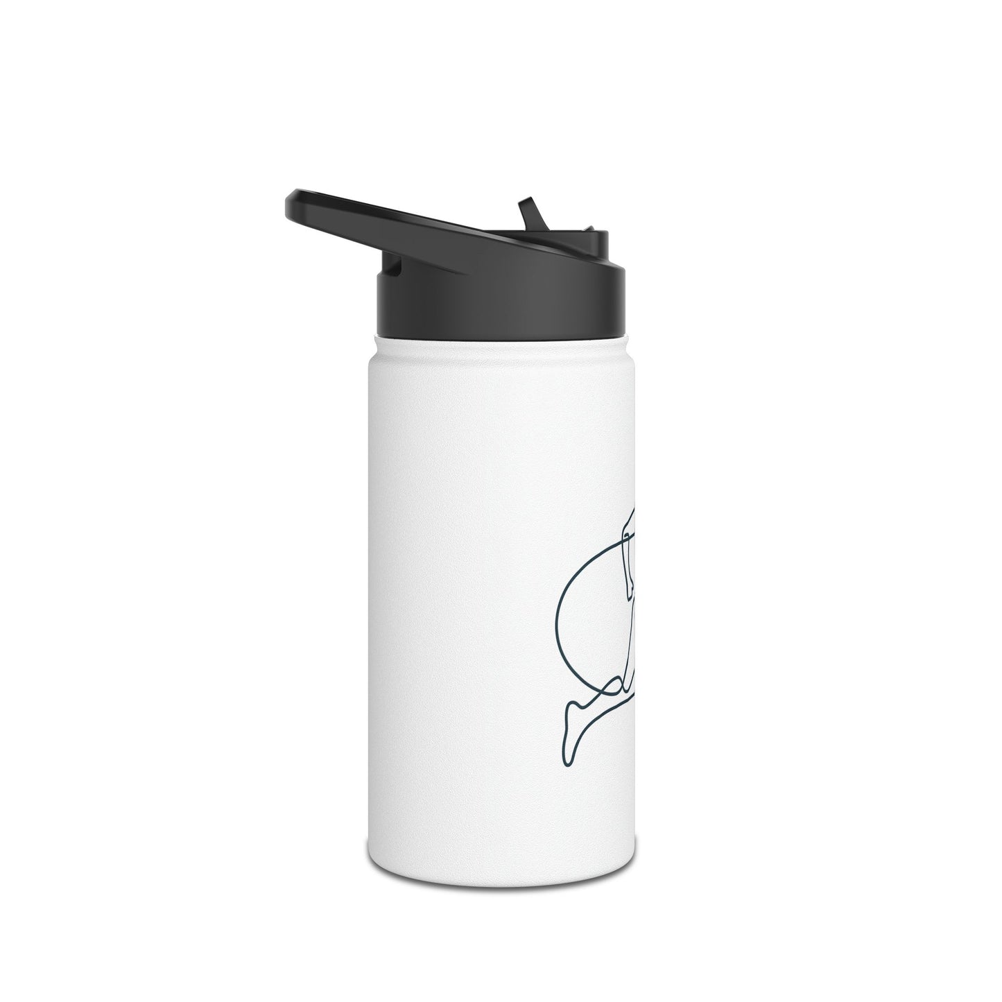 Running Motivational Stainless Steel Water Bottle | Stay Hydrated, Stay Active