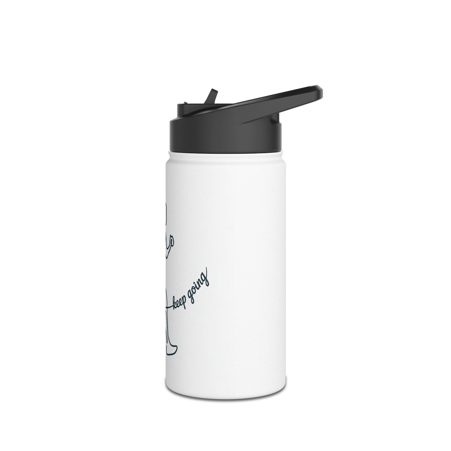 Running Motivational Stainless Steel Water Bottle | Stay Hydrated, Stay Active